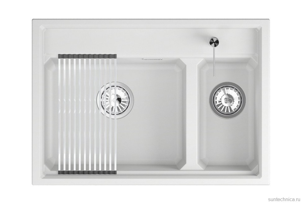 Мойка кухонная Granula Kitchen Space 7302i арктик