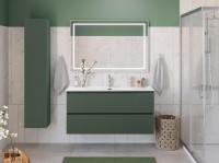 Тумба под раковину без столешницы BelBagno Uno 120 подвесная, 2 ящика, матовая еловая