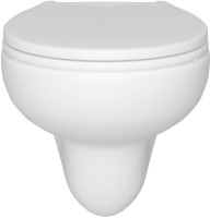 Унитаз подвесной Teymi Hanna Pro T40901 с микрофлитом, безободковый, белый
