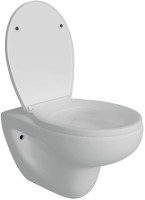Унитаз подвесной Teymi Hanna Pro T40901 с микрофлитом, безободковый, белый