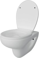 Унитаз подвесной Teymi Hanna Pro T40901 с микрофлитом, безободковый, белый