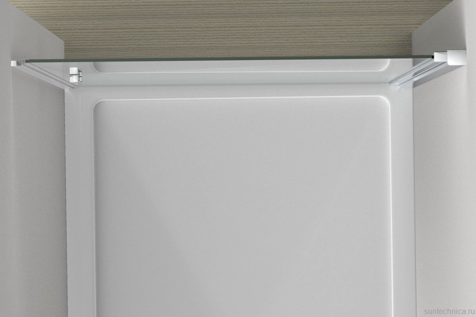 Душевая дверь в нишу Vincea Alpha VDP-3AL950MT 95 см, стекло текстурное, хром