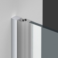 Душевая дверь в нишу Vincea Alpha VDP-3AL950MT 95 см, стекло текстурное, хром