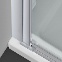 Душевая дверь в нишу Vincea Alpha VDP-3AL950MT 95 см, стекло текстурное, хром