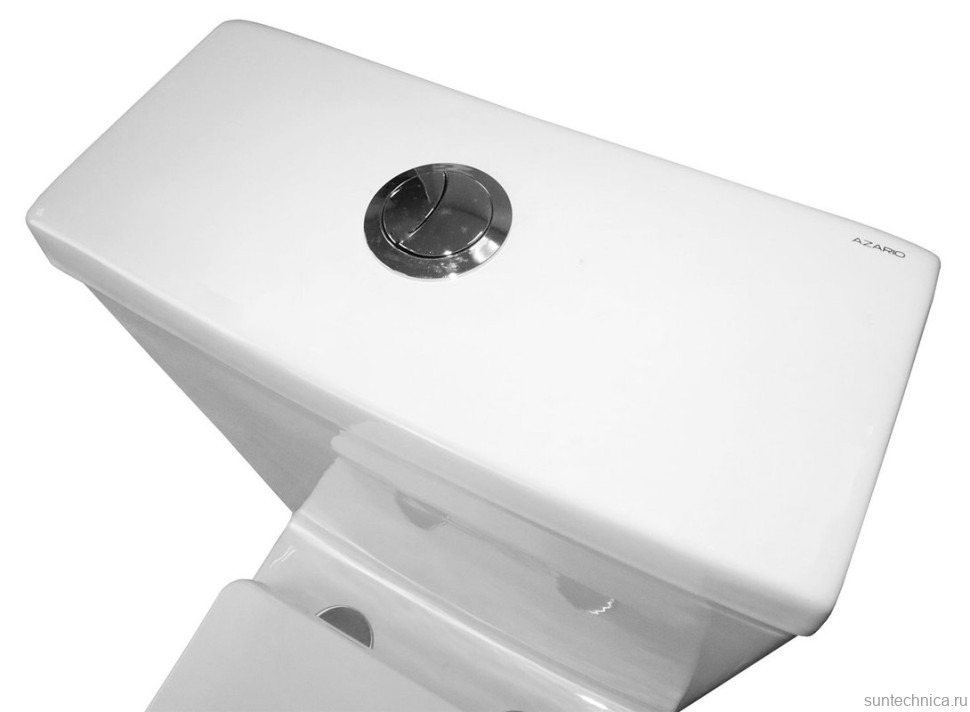 Унитаз-моноблок AZARIO MORANO 680x370х830мм (AZ-1001) безободковый с сиденьем микролифт