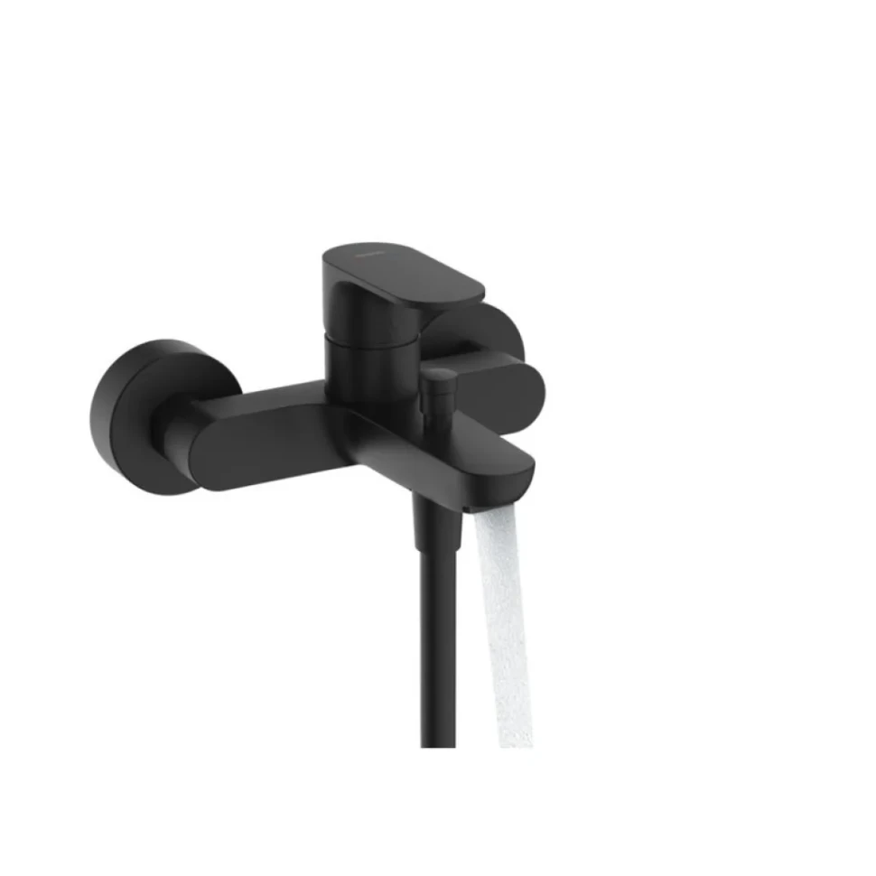 Смеситель для ванны с душем Hansgrohe Rebris S 72443670 черный матовый