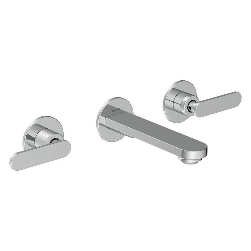 Смеситель для раковины Cersanit Олива (Oliva) 68969 С ВНУТРЕННЕЙ ЧАСТЬЮ,  хром