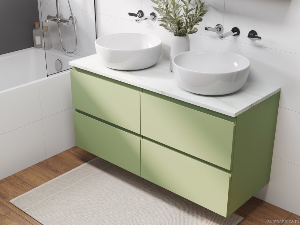 Смеситель для раковины Cersanit Олива (Oliva) 68969 С ВНУТРЕННЕЙ ЧАСТЬЮ,  хром