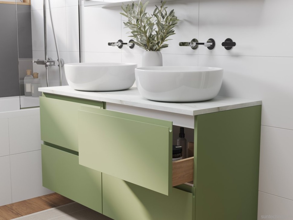 Смеситель для раковины Cersanit Олива (Oliva) 68969 С ВНУТРЕННЕЙ ЧАСТЬЮ,  хром