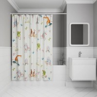 Штора для ванной IDDIS Base BA03P18i11 180х200, желтая
