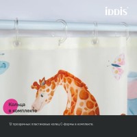 Штора для ванной IDDIS Base BA03P18i11 180х200, желтая