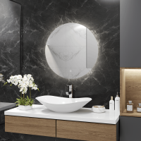 Зеркало круглое CONTINENT Led Ajour ECO 60 см, сенсорное, с подсветкой