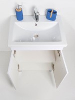 Тумба под раковину Orange Таис 60, напольная, белый глянец