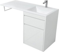 Тумба с раковиной Aquanet Токио 68 1 ящик, с бельевой корзиной R