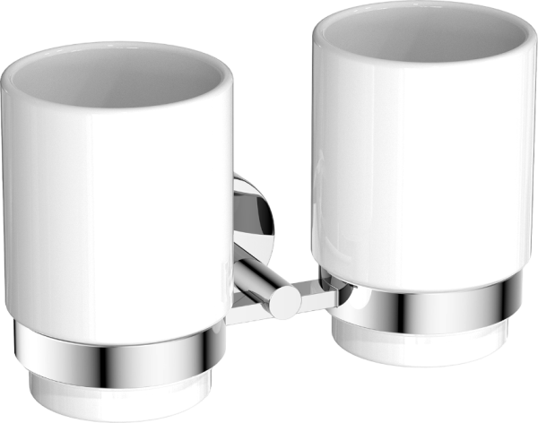 Стакан AQUATEK Бетта AQ4617CR двойной, хром