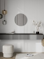 Зеркало круглое CONTINENT Led Ajour 60 см, сенсорное, с теплой подсветкой