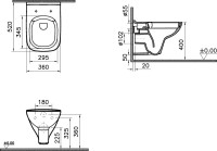 Комплект Унитаз подвесной DIWO Сочи 7508N003-0079 безободковый + Крышка Yakut 0344 быстросъемное, с микролифтом + Инсталляция STWORKI + Кнопка Хельсинки 500473 хром матовая