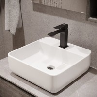 Смеситель для раковины STWORKI Карлстад S35010BK черный