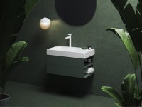 Тумба под раковину без столешницы Ravak Lite SD 80 R серо-зеленая