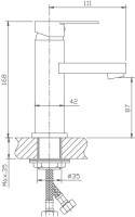 Смеситель для раковины Haiba HB02 HB1002