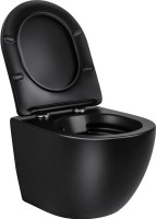 Комплект Унитаз подвесной Vincea Globo VT1-14SMB черный + Инсталляция TECE Now 9400414 4 в 1 с кнопкой смыва