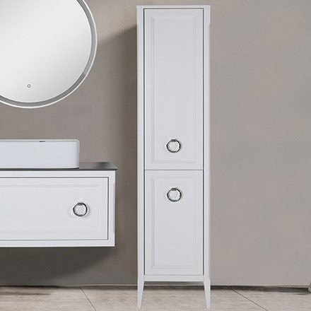 Шкаф пенал для ванной ASB-Woodline Рома R