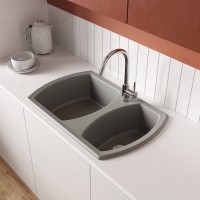 Мойка кухонная Domaci Верона 78-50 серая Мойка кухонная Domaci Верона 78-50 серая