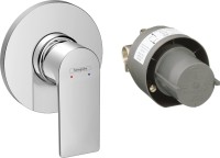 Встраиваемый смеситель для душа и ванны Hansgrohe Rebris E 72658000 С ВНУТРЕННЕЙ ЧАСТЬЮ, хром
