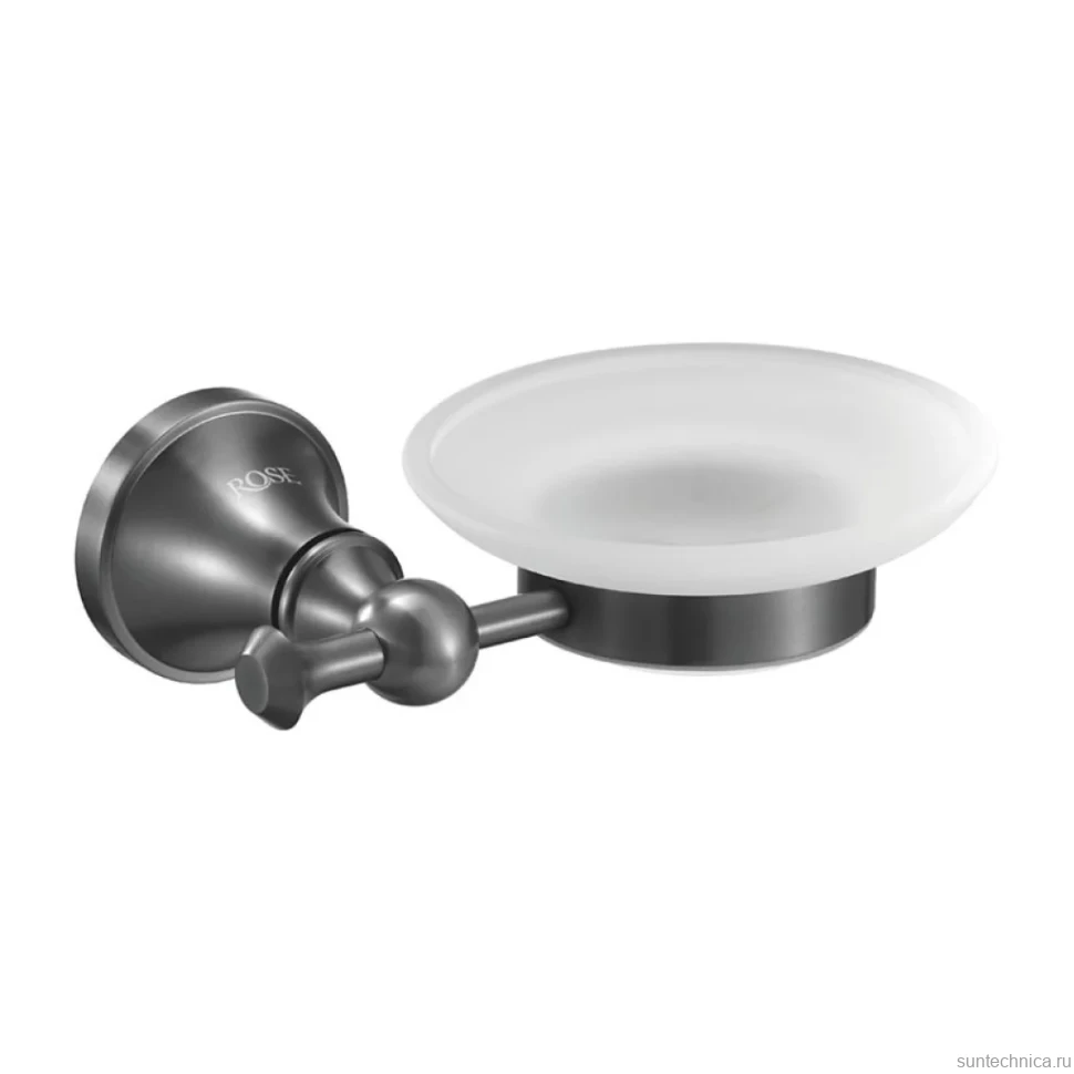 Мыльница Rose RG19T RG1903T пепельный