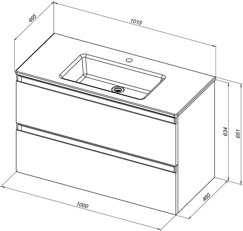 Тумба под раковину без столешницы Allen Brau Eclipse 2.0 100 матовый папирус