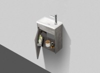 Тумба под раковину BelBagno Pietra Mini 40 L stucco cemento