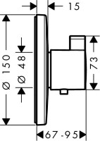 Душевой комплект Hansgrohe Pulsify Pulsify 24150000 + 24170000 + 26453000 + 15972000 + 15932000 + 15756000