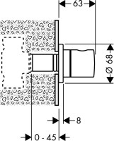 Душевой комплект Hansgrohe Pulsify Pulsify 24150000 + 24170000 + 26453000 + 15972000 + 15932000 + 15756000
