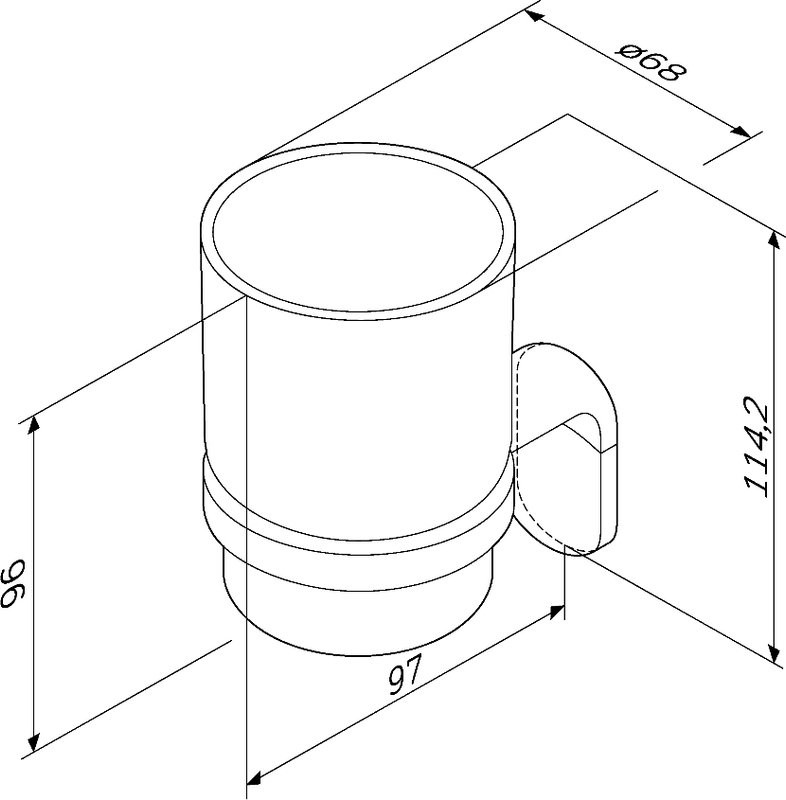 Набор Стакан AM.PM X-Joy A8434322 + Мыльница A8434222