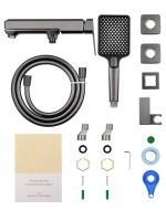 Смеситель для ванны с душем Wonzon & Woghand Diamond WW-88639011-BGM темный графит