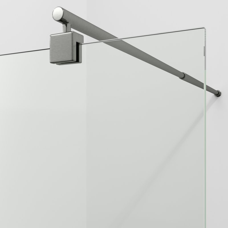 Душевая перегородка Wasserkraft Rur 30W 110 см, профиль графит, стекло прозрачное