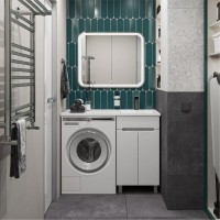 Мебель для ванной комнаты SanStar Эллада 50 белая, раковина Эстет Даллас 1100 R