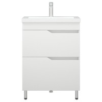 Тумба под раковину без столешницы Corozo Теона Z2 60 белая Тумба под раковину без столешницы Corozo Теона Z2 60 белая