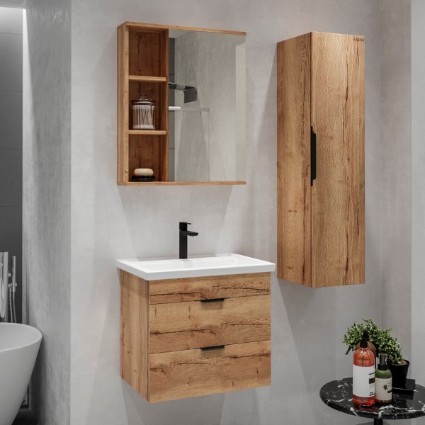 Мебель для ванной комнаты Grossman Форта 60 дуб галифакс