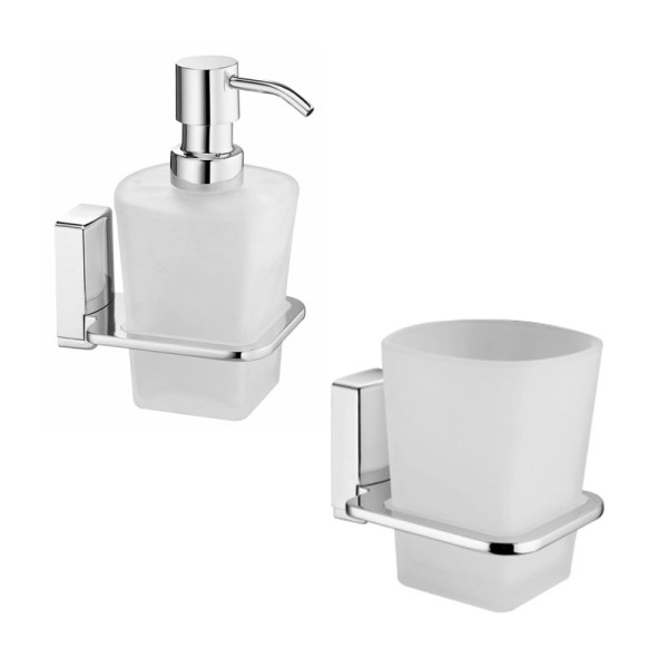 Набор Стакан Wasserkraft Leine K-5028 + Дозатор K-5099