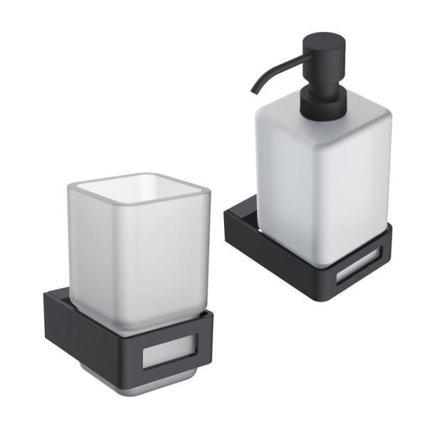 Набор Стакан Boheme Q 10944-B + Дозатор 10957-B