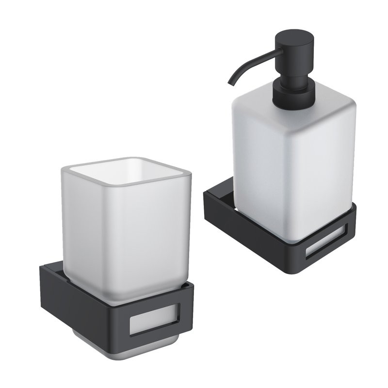 Набор Стакан Boheme Q 10944-B + Дозатор 10957-B