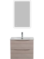 Мебель для ванной комнаты BelBagno Marino-cer-mini 50 подвесная, rovere grigio