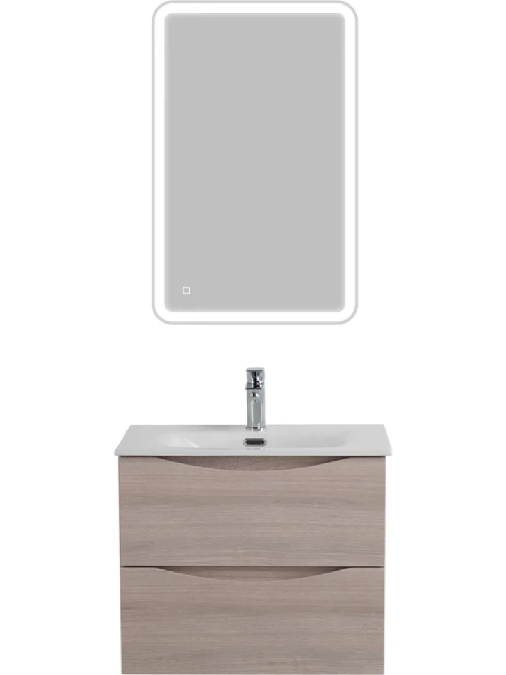 Мебель для ванной комнаты BelBagno Marino-cer-mini 50 подвесная, rovere grigio