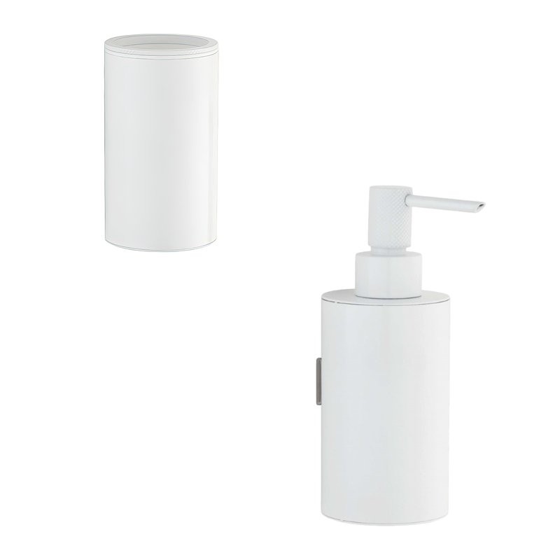 Набор Стакан Boheme Uno 10982-MW + Дозатор 10977-MW