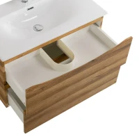 Мебель для ванной комнаты BelBagno Marino-cer-n 90 подвесная, rovere rustico