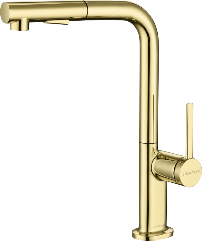 Смеситель для кухни Paulmark Neo Ne214419-G, золото