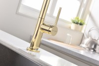 Смеситель для кухни Paulmark Neo Ne214419-G, золото
