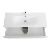 Тумба с раковиной BelBagno Marino-cer-n 120 подвесная, bianco opaco