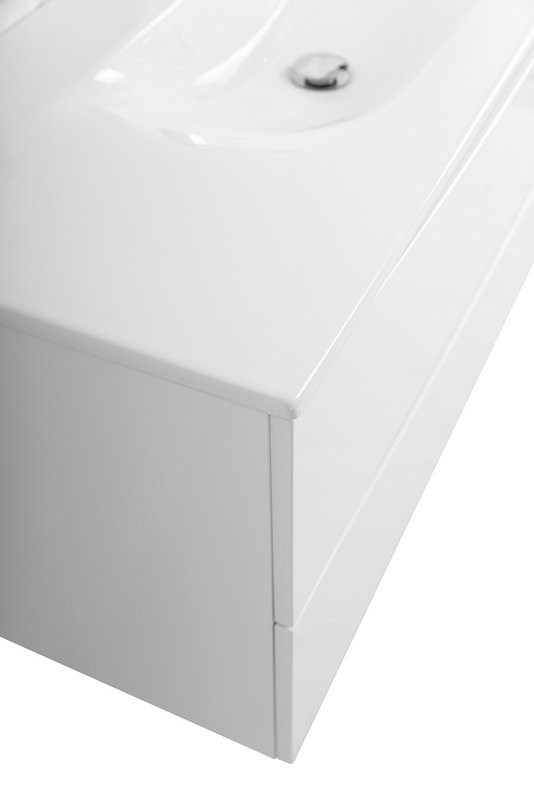 Тумба с раковиной BelBagno Marino-cer-n 120 подвесная, bianco opaco